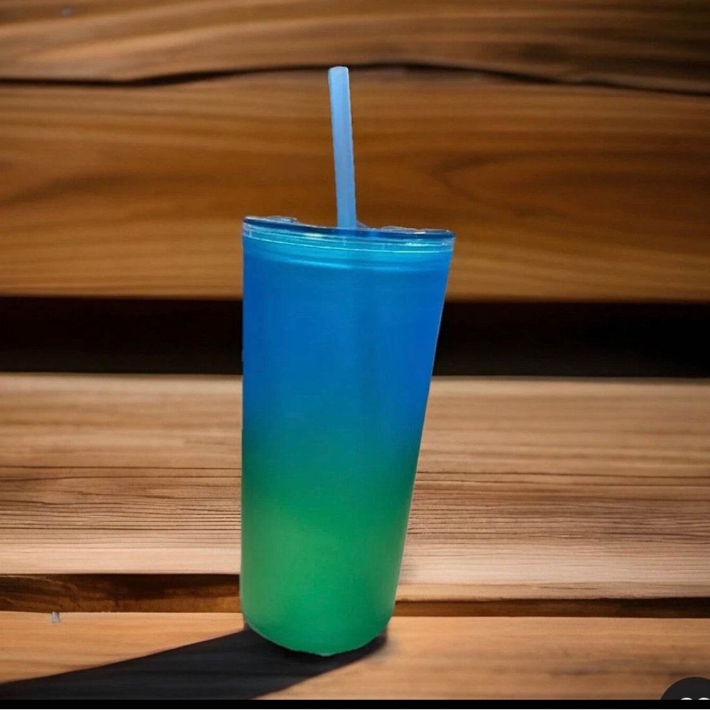 Colorful‎ Tumbler with Straw | Reusable Cup | Iced Coffee |